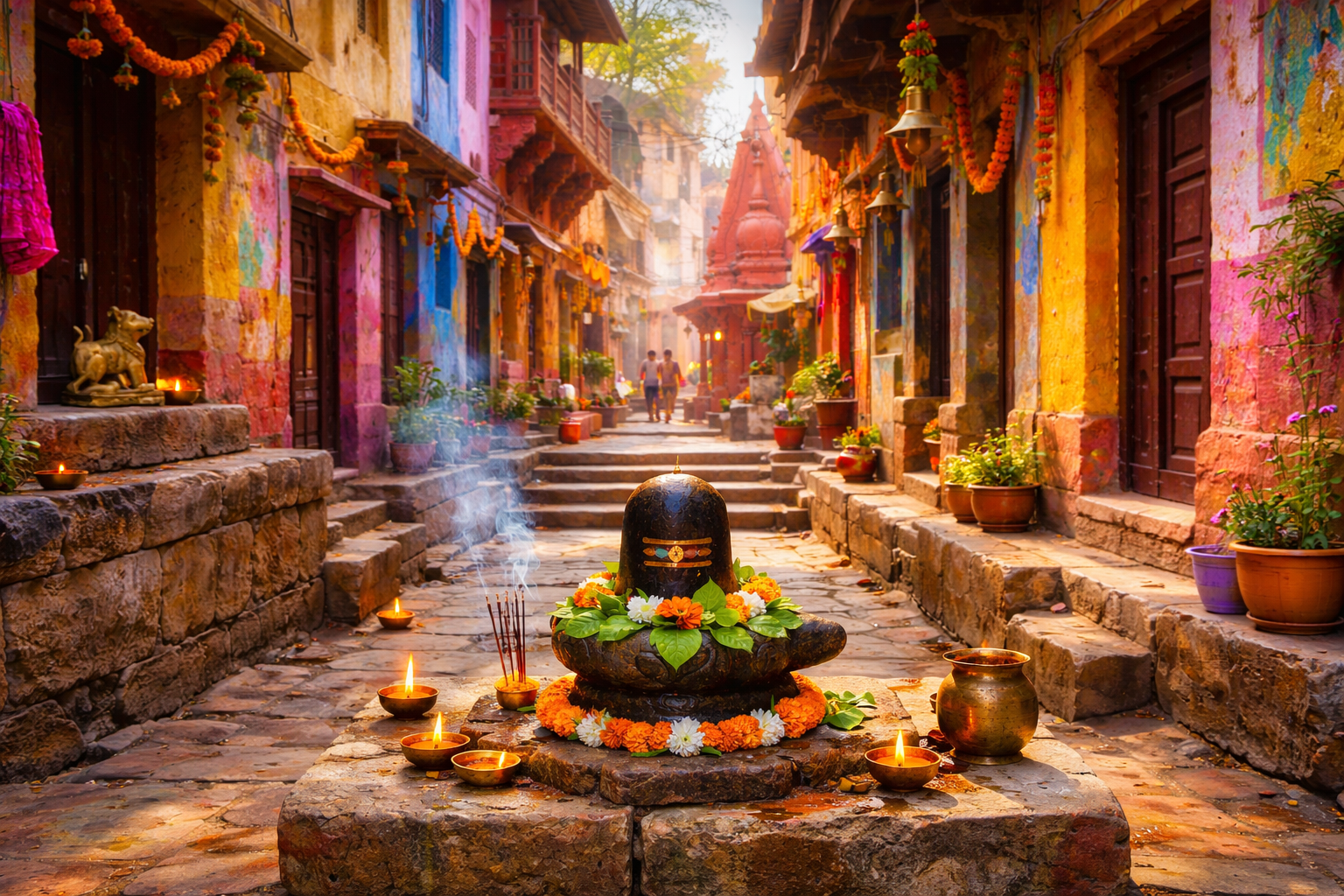 काशी की गलियों में शिवलिंग वाराणसी