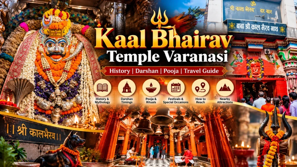 Kaal Bhairav Temple in Varanasi, the sacred shrine of the Kotwal of Kashi