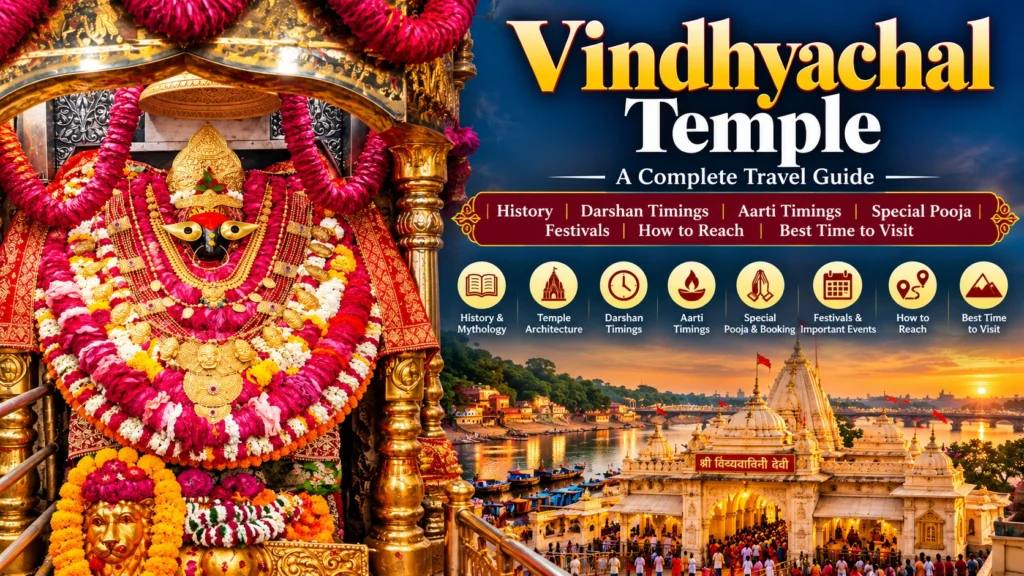 Maa Vindhyavasini Temple in Vindhyachal, Mirzapur, Uttar Pradesh